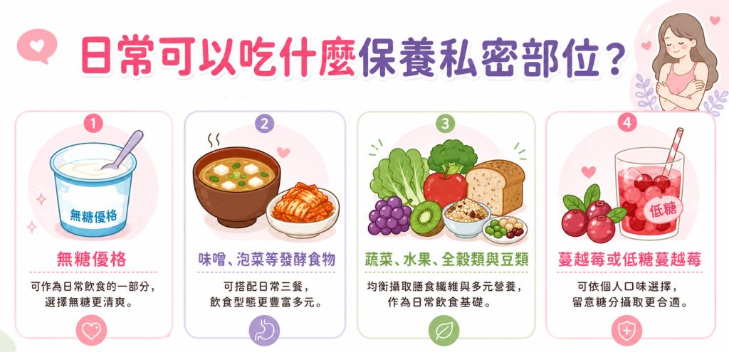 日常可以吃什麼保養私密部位
